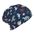 thumbnail image 2 of Rocae Sea Creatures for Kids Winter Beanies Weather Hats Boys Girls, 2 of 7