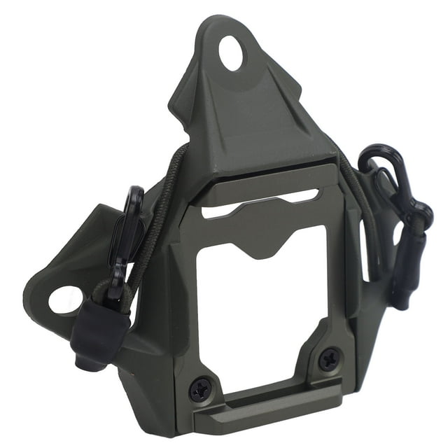 NVG Mount Adapter, Wide Compatibility Helmet NVG Mount Shroud for Sports Cameras Green,Black,Mud Color
