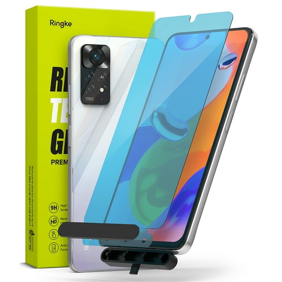 Ringke [2 Pack] Tempered Glass Compatible with Redmi Note 11 Pro Screen Protector, Premium 9H Hardness Glass Film, Easy Installation Kit