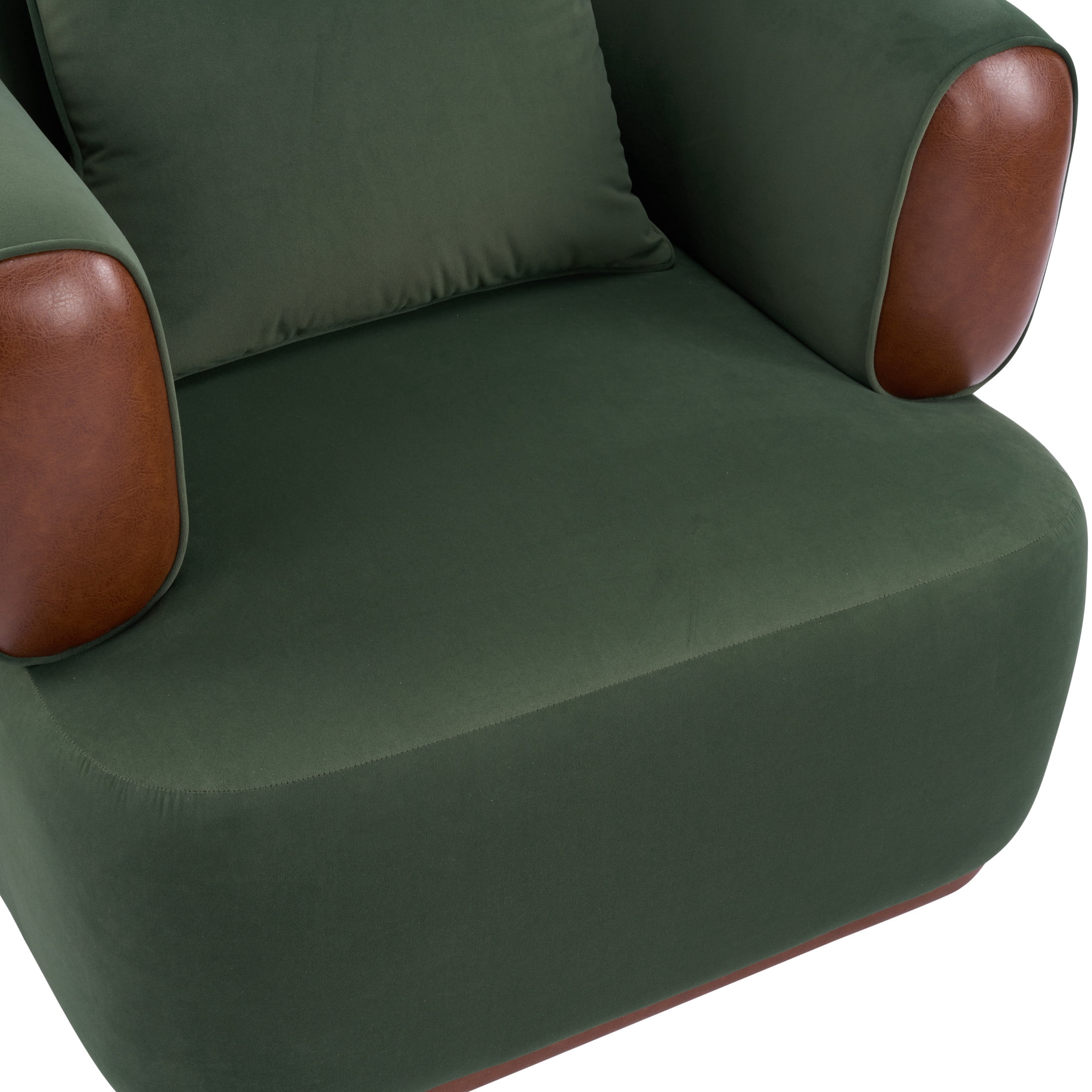 Christopher Knight Home Indoor Armchair with Wrap-Around Back and Accent Pillow, Sage