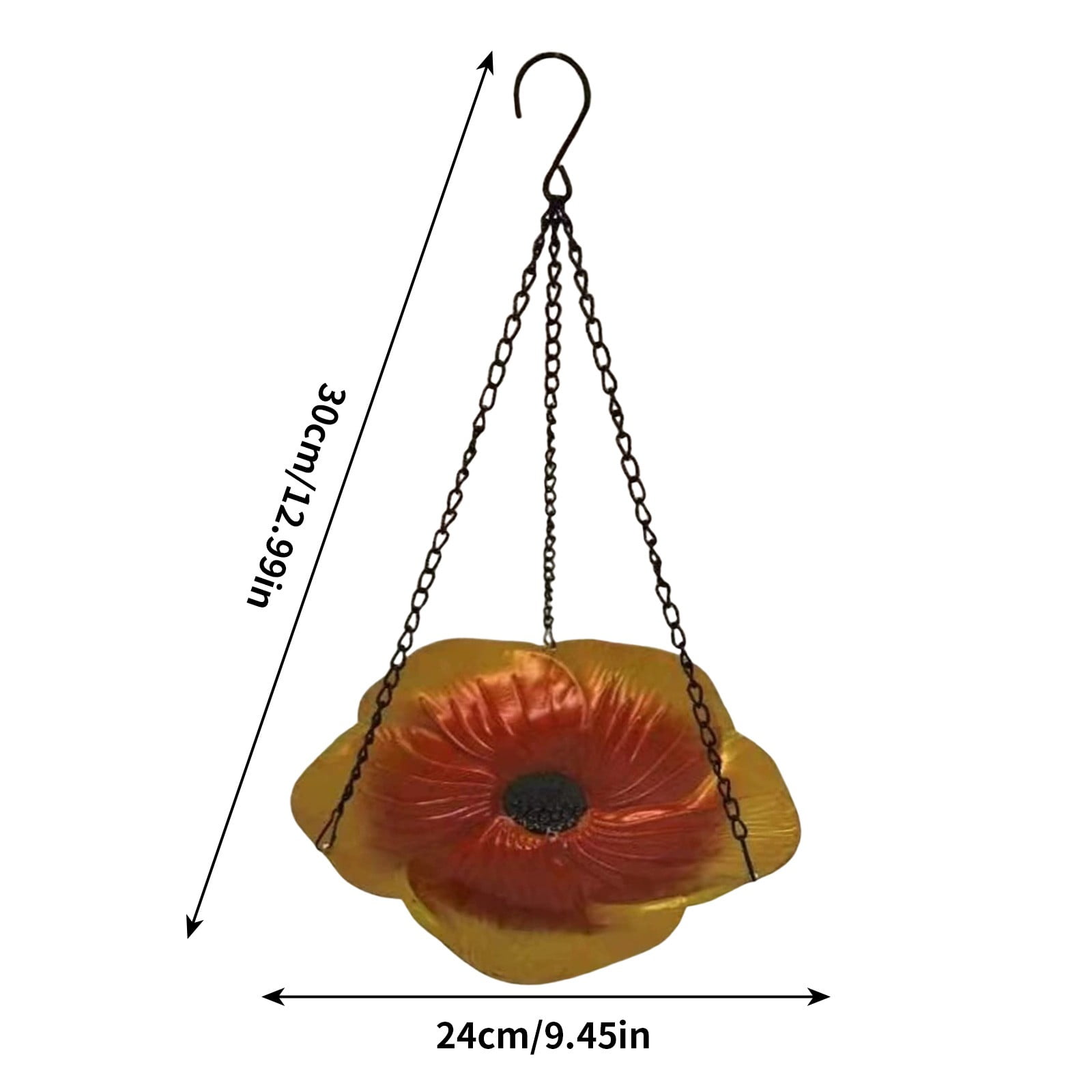 Uiz Merueh Squirrel Proof Bird Feeders Metal Leak Proof Hummingbird Feeder Garden Gifts for Women Mom Friends Birds Lovers Decoration for Yard,Patio,Lawn,Christmas