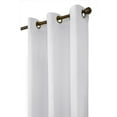 thumbnail image 3 of Winmate Insulated Cotton Grommet Curtain Panel - Pair each 40" x 54" in White, 3 of 6