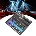 thumbnail image 1 of Sound Mixing Console, Professional Audio Mixer With , 6 Channel Digital MP3 Computer Input, 48V Phantom Power, For Music Production At Home, 1 of 8