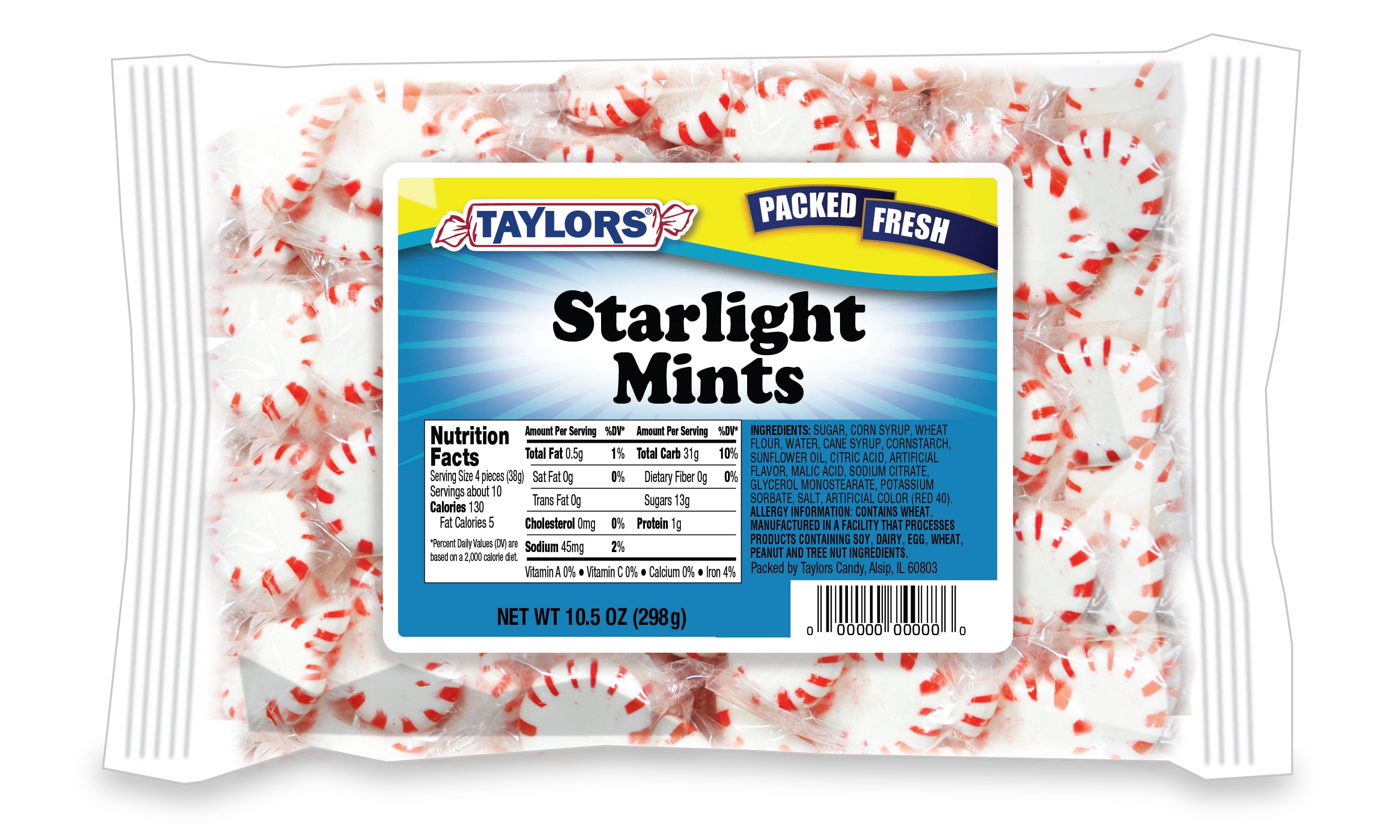Taylors Candy Starlite Mints Hard Candy 10.5 oz.