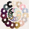 thumbnail image 6 of AOWOO 30 Pcs Satin Hair Scrunchies,2 Sizes Silk Hair Ties Satin Hair Ties, Bobbles Elastic Hair Ties,Ropes Ponytail Holder Hair Accessories for Women, 6 of 7