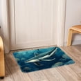 thumbnail image 6 of Whale Polyester Non-Slip Machine Washable Area Rugs for Office Floor, 6 of 6