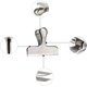 thumbnail image 3 of 4 clips de acero inoxidable, clip de chip bulldog, clips de papel de carpeta redonda para alimentos resistentes, 3 of 5