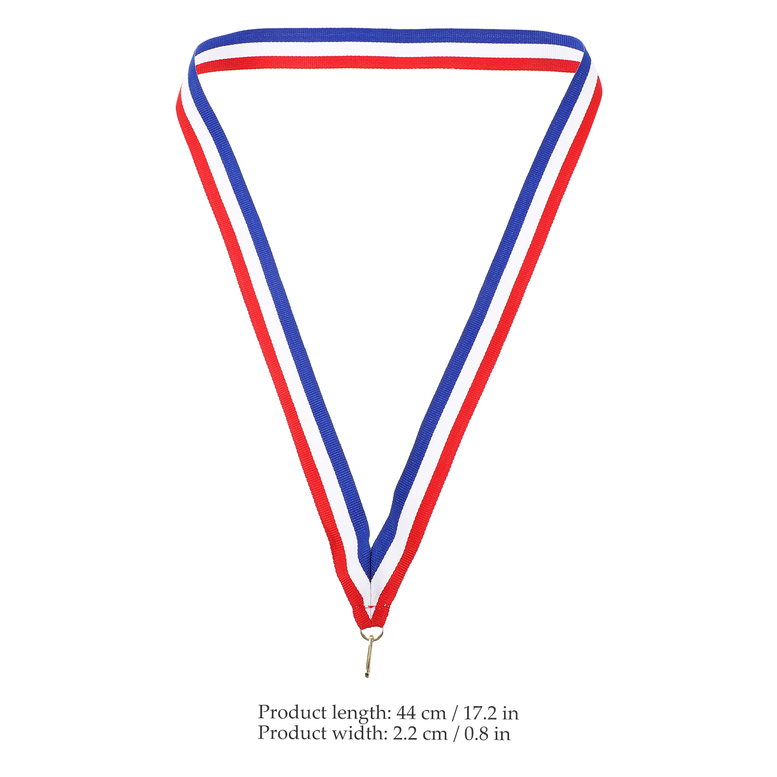ELAYARD 50Pcs Medal Ribbons with Clip Cotton Polyester Neck Lanyards for Competitions and Sports Awards