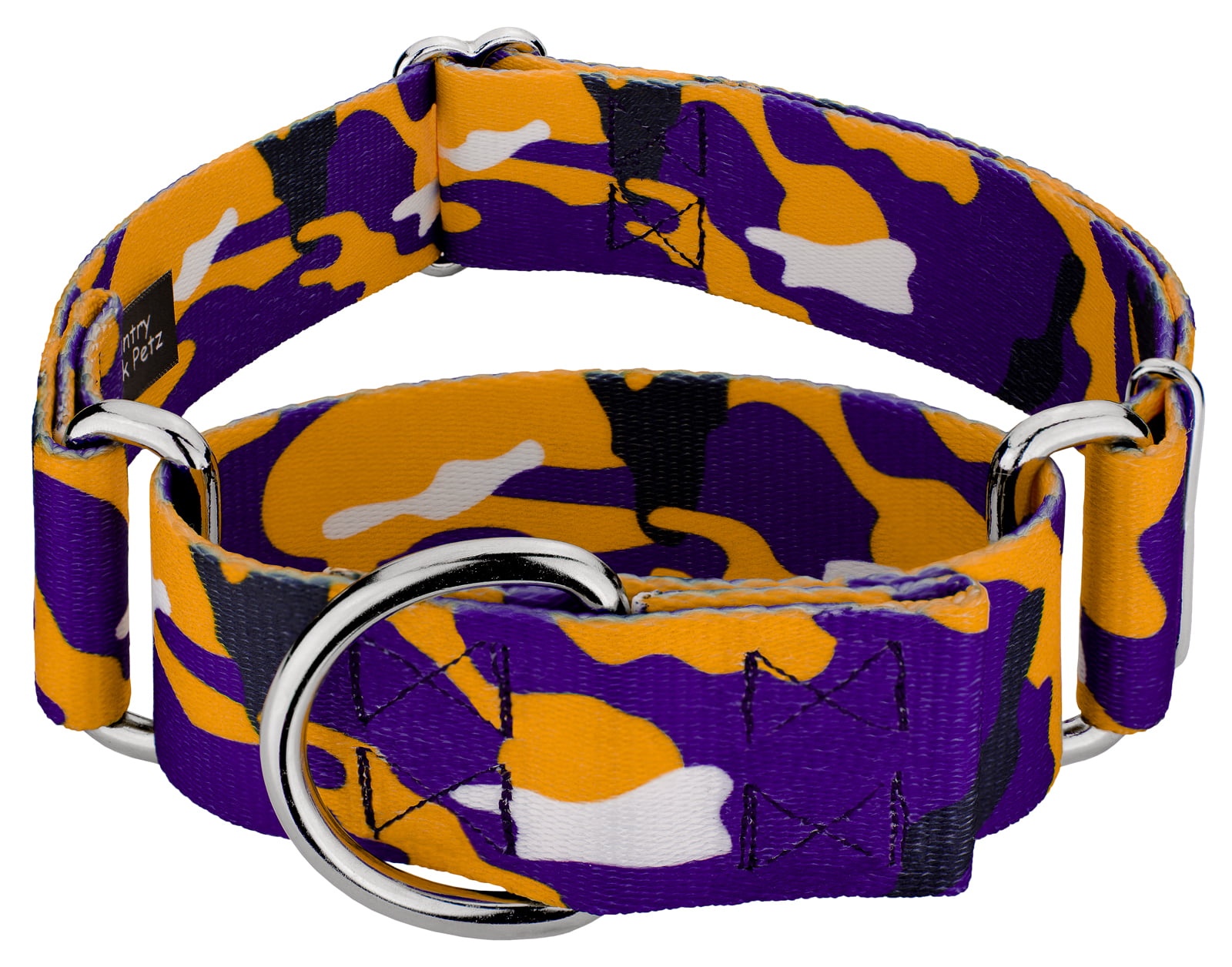 purple camo dog collar