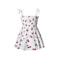 thumbnail image 1 of Faithtur Robe Sans Manches Imprimée Mode pour Filles Enfants Robe Élégante pour Filles, 1 of 7