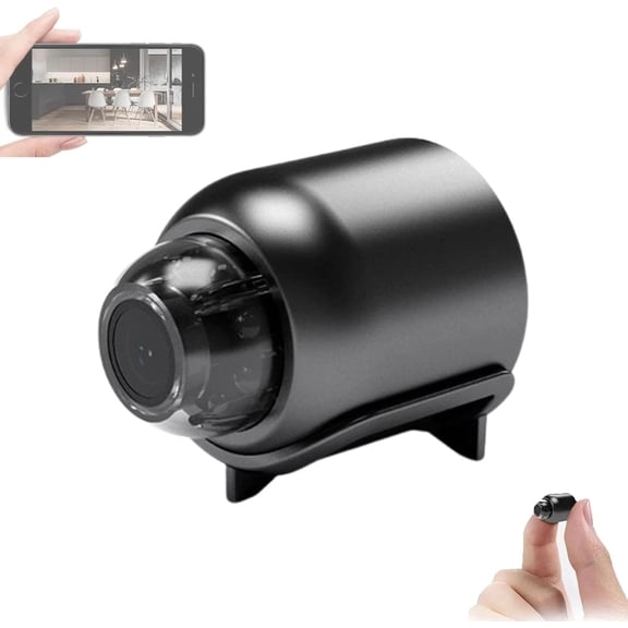 Mini Full HD 4k Security Camera, Mini 5g Wireless WiFi Camera 1080p, Indoor Security Wireless Small Camera with Night Vision, Remote Monitoring for Home, Office, Car