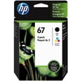 thumbnail image 4 of HP 67 Black/Tri-Color Ink Cartridges 3YP29AN (2-Pack) Works with DeskJet 1255, 2700, 4100, Envy 6000, 6400 (Sold Without Manufacturer Warranty), 4 of 4