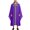 Purple, variant on LEKWK Mens Priest Cloak Clergy Long Sleeve Floral Embroidery Church Mass Robe Loose Soft Comfortable Wizard Halloween Costumes