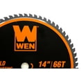 thumbnail image 2 of WEN 14-Inch 66-Tooth Carbide-Tipped Professional Metal Saw Blade for Mild Steel Cutting, BL1466, 2 of 4