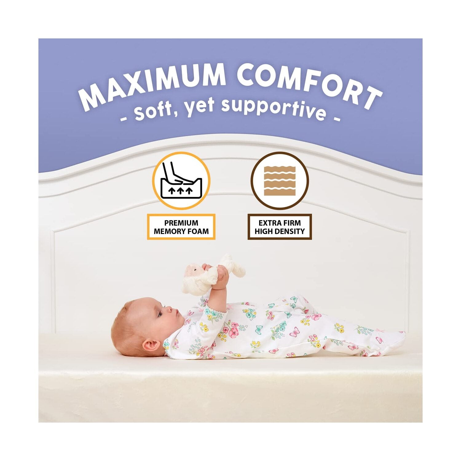 My First Crib Mattress, Crib & Toddler Foam Mattress