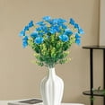 thumbnail image 6 of yulier 2 Pcs Artificial Flowers Faux Flower Bouquet Fake Plants Spring Summer Outdoor Indoor Garden Home Decorations Silk Flowers for Porch Patio Balcony Vase Decor, 6 of 7