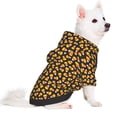 thumbnail image 2 of Fotbe Candy Corn Sudadera con Estampado para Perros Pequeños – Suéter con Capucha para Mascotas, Tela Suave de Forro Polar con Bolsillo-X-Small, 2 of 7