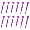 thumbnail image 1 of 12 bolígrafos con forma de corazón para Valentín, bolígrafos con forma de corazón, creativa para fiestas, suministros de Valentín Violeta, 1 of 10