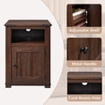 thumbnail image 6 of IFGET Farmhouse Nightstand with Storage Shelves, SideTables with USB for Living Room Bedroom, 6 of 6