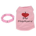 thumbnail image 1 of Dog Vest Pet Clothes Cotton Soft Sweatproof Stylish with Necklace for Taking Pictures, 1 of 8