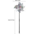 thumbnail image 2 of Espantapájaros decorativo para jardín, antipalomas, ahuyentador de pájaros, molino de viento reflectante para proteger el jardín, el huerto y el patio (paquete de 4) ER, 2 of 5