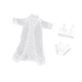 thumbnail image 4 of Pijamas para muñecas de 11.5'', ropa de baño hecha a mano, trajes de baño, ropa interior de moda. Blanco, 4 of 8