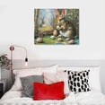 thumbnail image 5 of Nawypu Easter Bunny Is Decorating Eggs Poster Easter, Canvas Or Poster, Wall Art Easter, Home Decor, Decor Spring Print Easter Print Nursery, 5 of 6