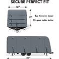 thumbnail image 2 of Patikuin Heavy-Duty Travel Trailer RV Cover, Extra-Thick Waterproof & Anti-UV 6 Layers Top Panel, Reinforced Windproof Camper Cover, Fits 18'-21' Motorhome, Breathable with 2 Straps & 4 Tire Covers, 2 of 5