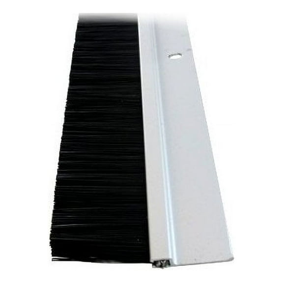 48" Aluminum Long Bristle Door Sweep