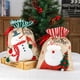 thumbnail image 2 of Saco navideño de Papá Noel para niños, bolsa de almacenamiento de dulces, decoración navideña, medias de lino, regalos de Navidad, 2023, 2 of 4