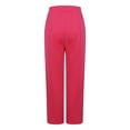 thumbnail image 4 of BXINGOHAI Women's Yoga Pants Wide Leg Sweatpants for Women Comfy Lounge Workout Pants With Pockets Hot Pink,XXL, 4 of 5