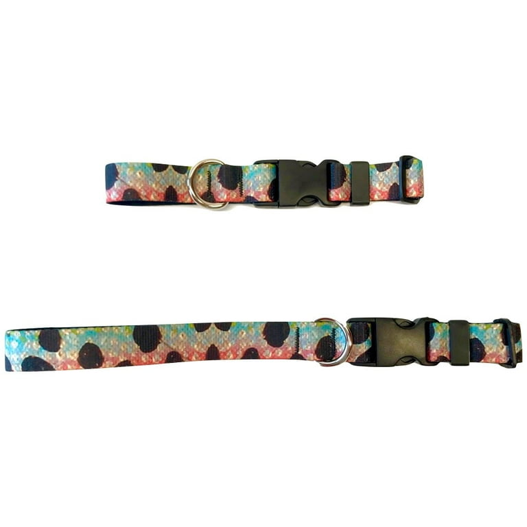 Wingo Dog Collar Rainbow Trout Small Medium Walmart