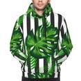 thumbnail image 5 of Bingfone Palm Greenery Men'S Drawstring Hoodie Long Sleeve Pocket Sweatshirts-Xx-Large, 5 of 9