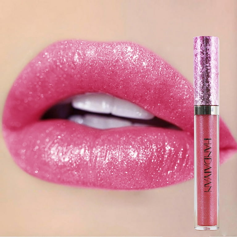 ASEIDFNSA Lip Gloss Glitter for Lip Gloss Making Rare Beauty Nearly Berry  Liquid Metal Moisturize Lustrous Glitter Gloss Diamond Glaze Lipstick Lip  Colors Lip Lip Gloss Pearly Lip Lipstick Liquid Lip 