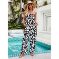 thumbnail image 2 of EASYBRAUS Women Printed Rayon Two Piece Pants Set Sleeveless Summer Vacation Outfit, 2 of 9