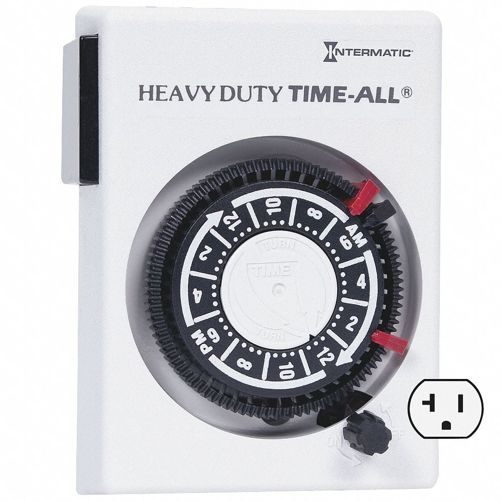 Intermatic TN311K Heavy Duty Plug in Timer 15 Amps 125 Volt 60hz Ship Fast for sale online 