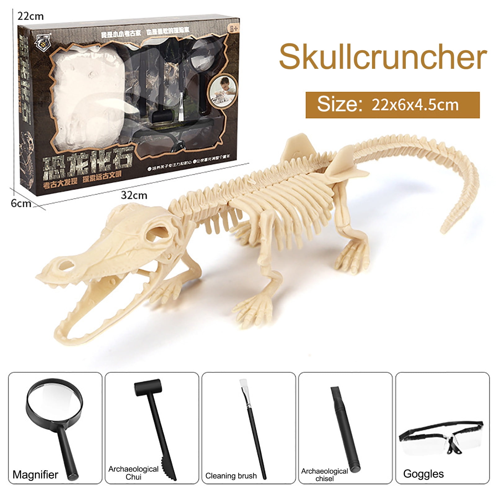 Archaeological Toy Dig and assemble Dinosaur Fossil Kit Choice of Dinosaurs 