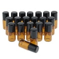 thumbnail image 4 of 20 Pièces, Flacons de Bouteilles de Bouteilles à Rouleaux d'Huile Essentielle Vides, Flacons de Flacons de Flacons de Parfum en Verre Rechargeables - 3ml, 4 of 6