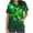 BC-Green, variant on St Patricks Day Outfits for Women Casual V Neck Scrub Tops Summer Short Sleeve Working Uniform Fashion Loose Fit T Shirts Green S Sales of The Week