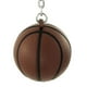 thumbnail image 4 of Brown Basketball Pendant Keyring Keychain Silver Tone, 4 of 5