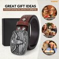 thumbnail image 6 of WHIPPY Western Belts for Men Women Cowboy Leather Embossed Belt for Jeans Gifts, 6 of 6