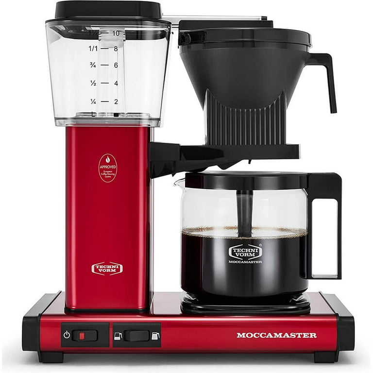 Moccamaster Automatic Drip Stop Coffee Maker, 10 Cup, Filter Water