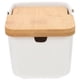 thumbnail image 1 of Caja de condimentos de condimento de condimento de cocina de forma cuadrada tapa de bambú de bambú, 1 of 4