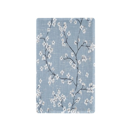 Switch Panel Switch Decoration 2.76x4.53x0.28 Inches Unused Outlet Cover Switch Plate Wall Plates Living Room Kitchen Bedroom Study Switches Pretty Blue Cloth Flowers