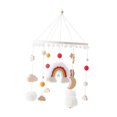 thumbnail image 2 of Móvil para cuna de bebé, campana para cama, decoración de techo, regalos navideños sencillos, juguete sensorial, juguetes Montessori para bebés, niños marrón, 2 of 10