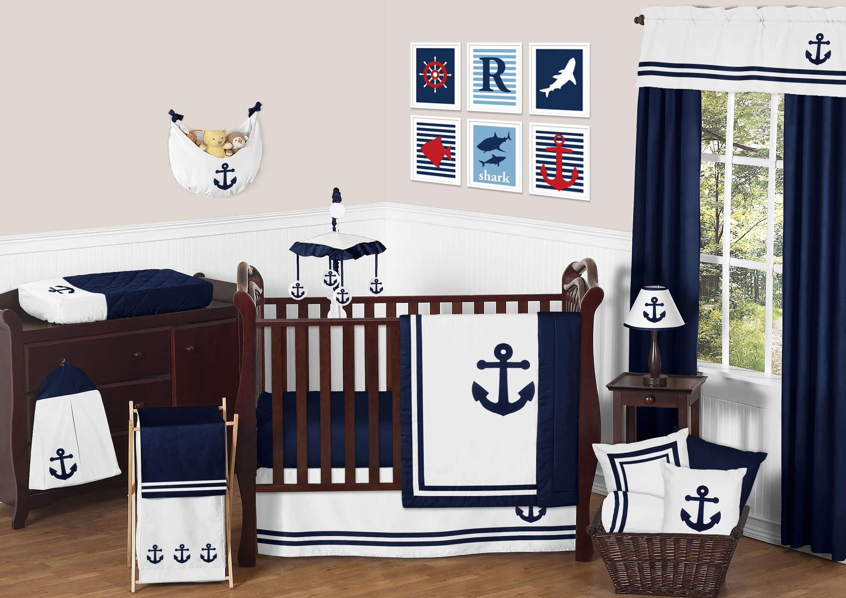 anchor crib bedding walmart