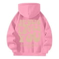 thumbnail image 5 of Unisex Letter Print Hooded Zip Up Sweatshirt | Streetwear Loose Fit Pullover Hoodie Zipper Hoodie Oversized Sweatshirt Women Zipper Jacket Women Lightweight Sweatshirts Women Womens Hoodies Zip up, 5 of 5