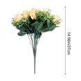 thumbnail image 3 of HuiXinOu 18-Head Artificial Rose Bouquet, Faux Silk Flower Arrangement, Suitable for Wedding Centerpieces, Home Table Decor and Office Parties, Elegant and Lifelike, 3 of 6