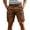 Coffee, variant on Men's Cargo Shorts Multi Pocket 9" Inseam Outdoor Tactical Work Hiking Belt Loop Casual Knee Length Bottoms for Casual Work Summer Outdoor Light Brown M