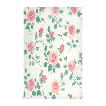 

Kitchen Towel 28x18 Inches x6，Plate Towel Decorative Towel Napkin Tea Towel Tea Towels For Kitchen Dish Cloths & Dish Towels Beautiful Pink Rose Seamless